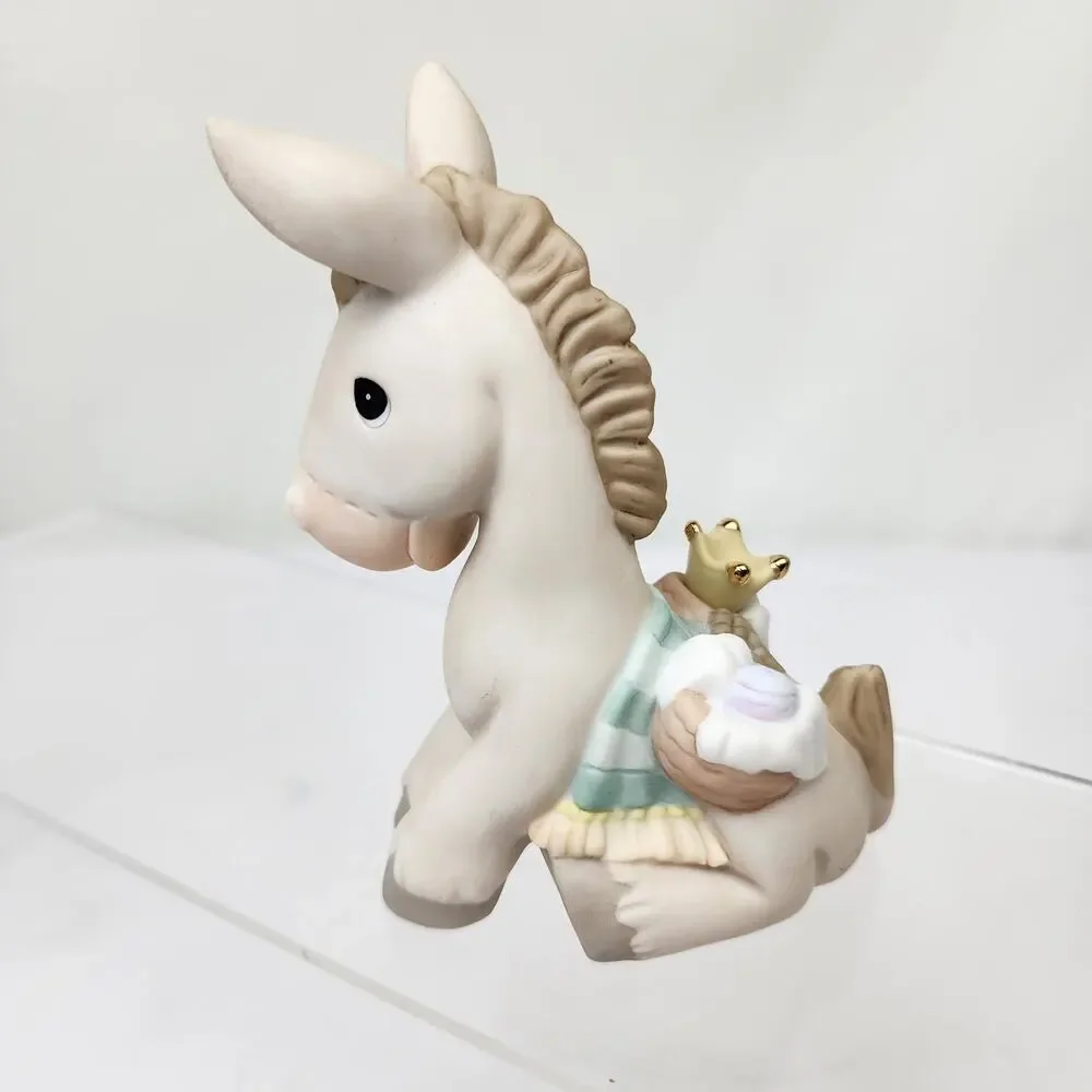 Precious Moments Replacement Donkey Crown Him King of Kings Nativity Gold 2004